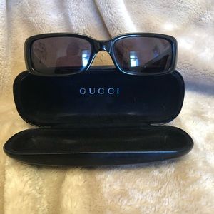 Black Vintage Gucci Sunglasses